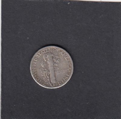 Beschrijving: 1 Dime MERCURY